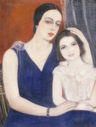 Kliené Róna Klára (1901-1987) Anya gyermekével, 1931