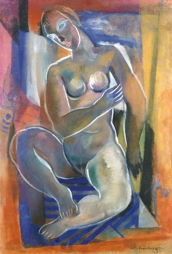 Schönberger Armand (1885-1974) Female nude