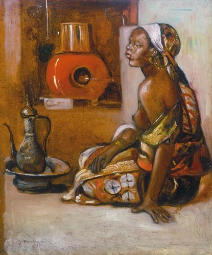 Tornai Gyula (1851-1928) Mulatto woman
