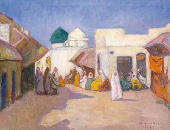 Iványi Grünwald Béla (1867-1940) Mecset Tuniszban