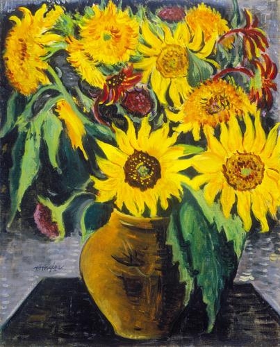 Vörös Géza (1897-1957) Sunflowers