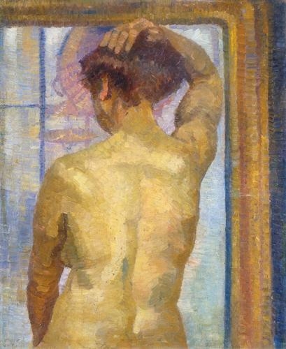 Porter Paula (1884-?) Nő tükör előtt