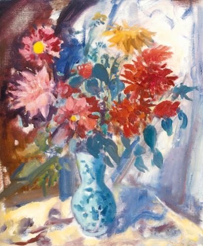 Márffy Ödön (1878-1959) Still life with flowers