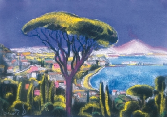Jándi Dávid (1893-1944) Landscape near Naples