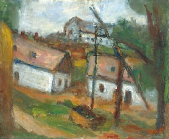 Czóbel Béla (1883-1976) Hatvani házak