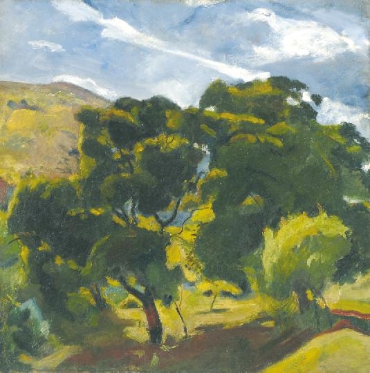 Korda Vince (1897-1977) Landscape of Baia Mare