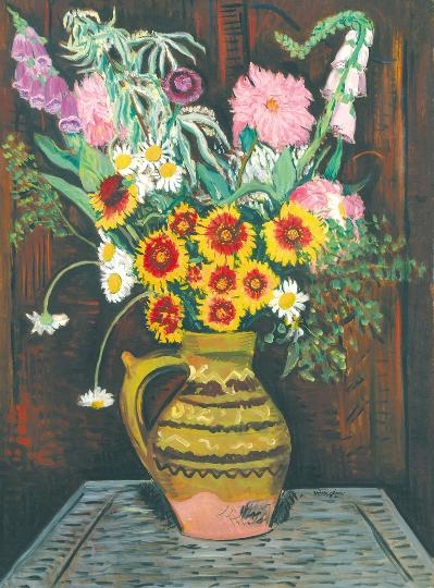 Vörös Géza (1897-1957) Nagy virágcsendélet