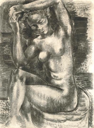 Bene Géza (1900-1960) The big bather, 1934