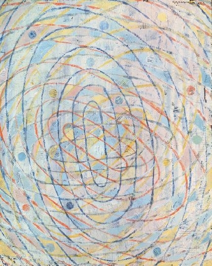 Gyarmathy Tihamér (1915-2005) Three-dimensional curves, 1962