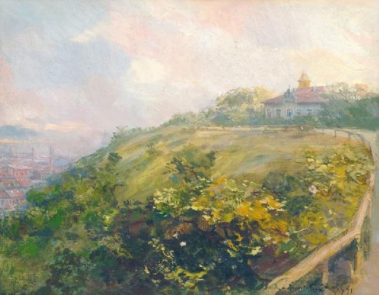 Háry Gyula (1864-1946) View of obuda