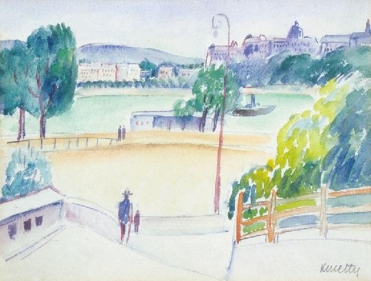 Kmetty János (1889-1975) The panorama of Buda