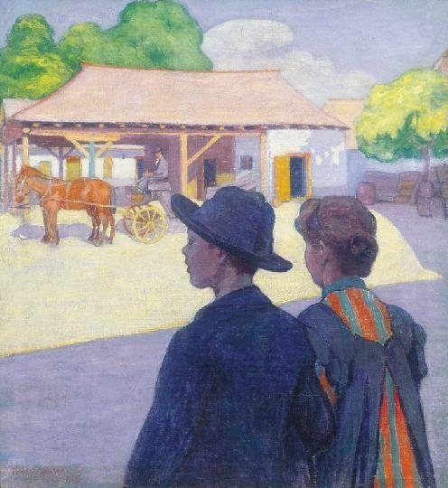 Pechán József (1875-1922) Early afternoon (Sunshine), 1908