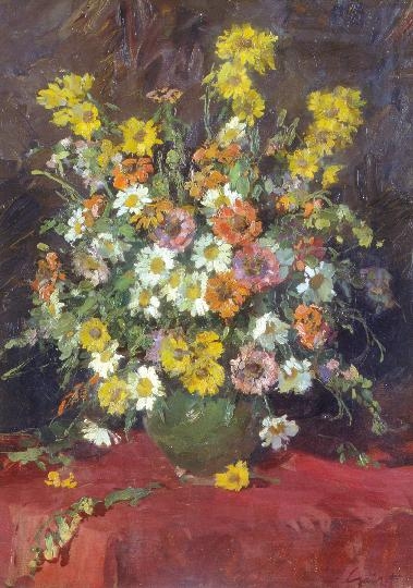 Gaál Ferenc (1891-1956) Flower still-life