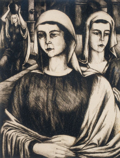 Bortnyik Sándor (1893-1976) Asszonyok a kútnál