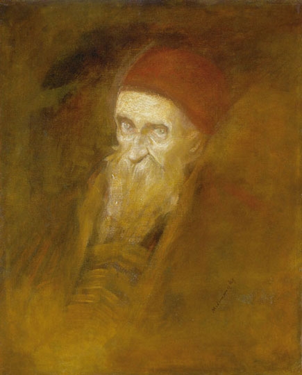 Mednyánszky László (1852-1919) Bearded old man