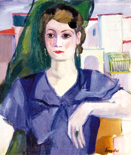 Emőd Aurél (1897-1958) Római lány (Gabriella)