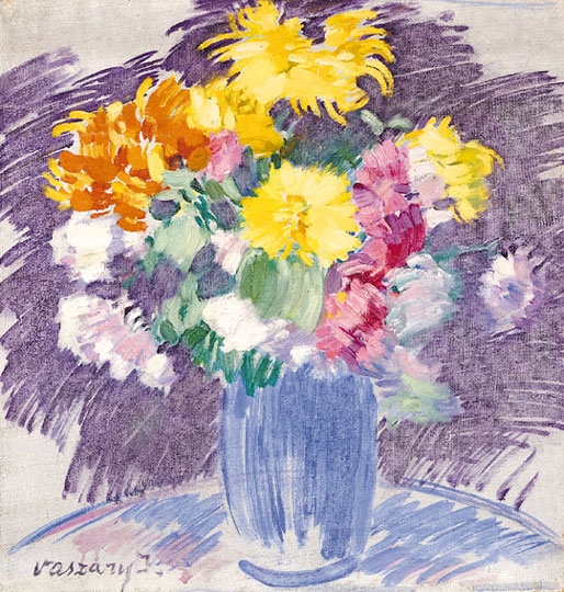 Vaszary János (1867-1939) Flower still-life