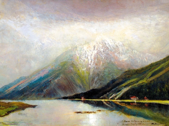Mednyánszky László (1852-1919) Landscape in the Tatra mountains