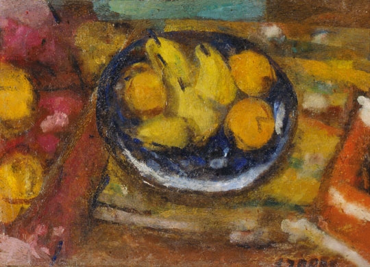 Czóbel Béla (1883-1976) Gyümölcscsendélet