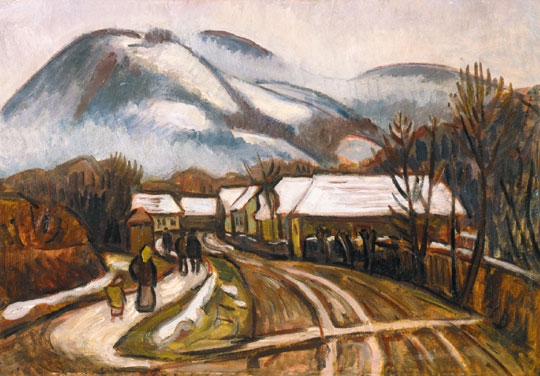 Iványi Grünwald Béla (1867-1940) Landscape of Baia Mare, 1910