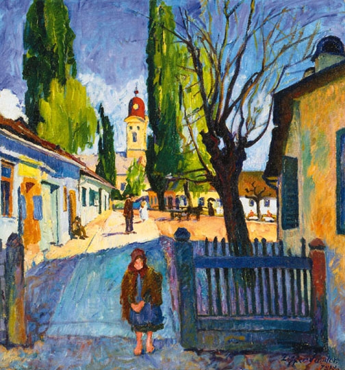 Ziffer Sándor (1880-1962) Detail of Baia Mare, 1913