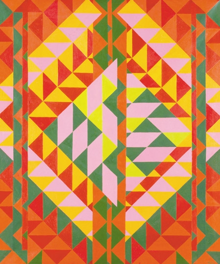 Fajó János (1937-2018) Háromszögek két dimenzióban, 1966
