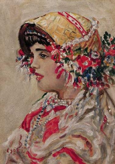 Csók István (1865-1961) Sokác lányka