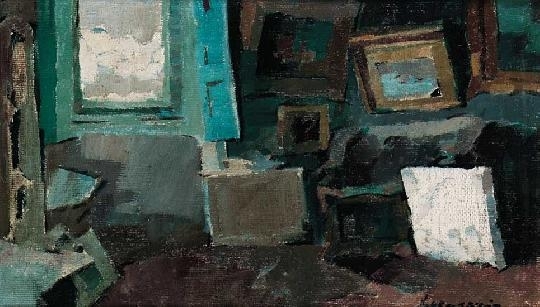 Nagy Oszkár (1883-1965) Atelier interior