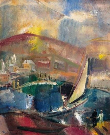 Márffy Ödön (1878-1959) Como-i tó