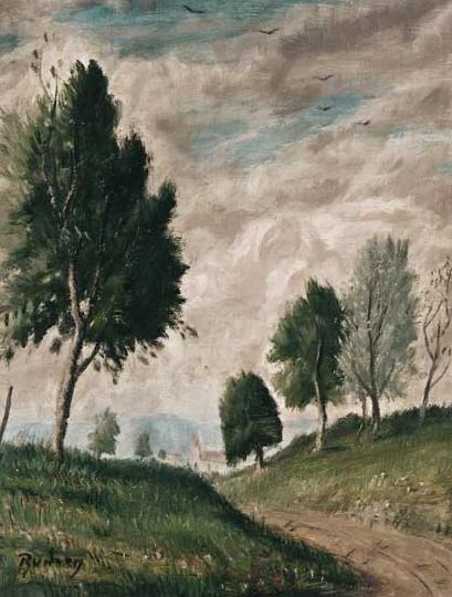 Rudnay Gyula (1878-1957) Bábony Landscape