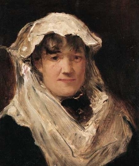 Munkácsy Mihály (1844-1900) Madame Chaplin portréja