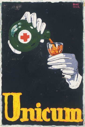 Bortnyik Sándor (1893-1976) Unicum plakátterv, 1915