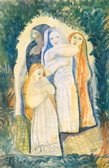 Kádár Béla (1877-1956) Anyaság