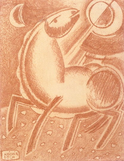 Kádár Béla (1877-1956) Ló a mikrokozmosz-sorozatból