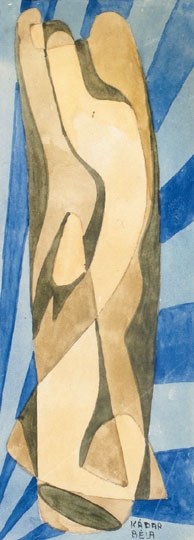 Kádár Béla (1877-1956) Figurák a Mikrokozmosz-sorozatból