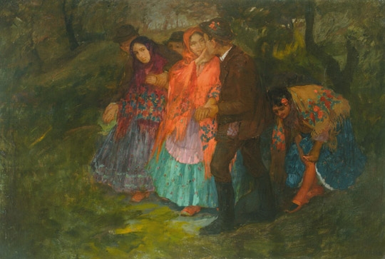 Thorma János (1870-1937) In the forest, around 1906