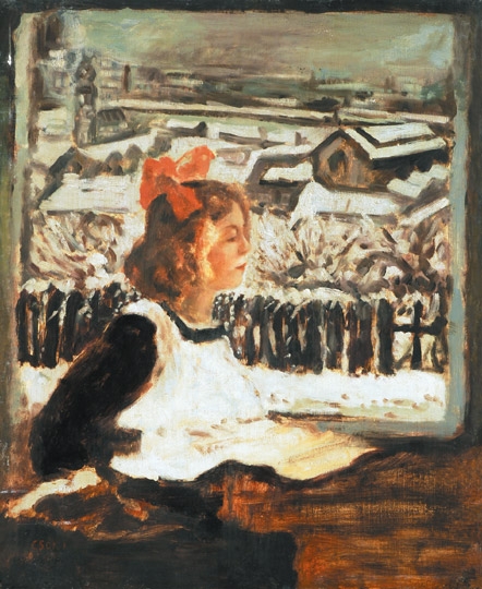 Csók István (1865-1961) Spring in the winter