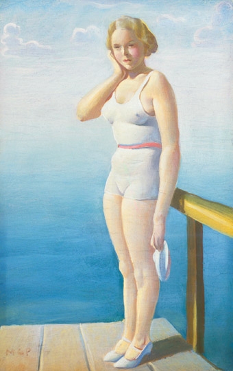 Molnár C. Pál (1894-1981) Bathers at the Balaton