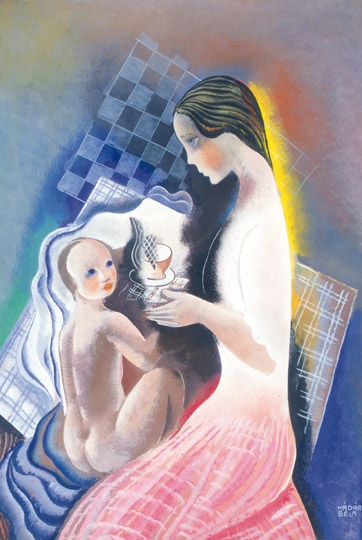 Kádár Béla (1877-1956) Motherhood
