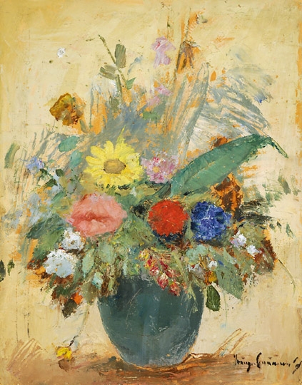 Iványi Grünwald Béla (1867-1940) Flower still-life