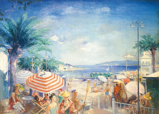 Jancsek Antal (1907-1985) Riviera