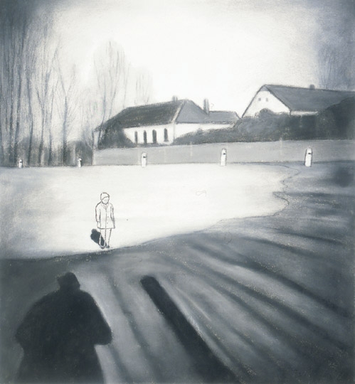 Fehér László (1953-) Boy with shadow, 1995