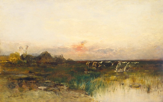 Mészöly Géza (1844-1887) Sunset