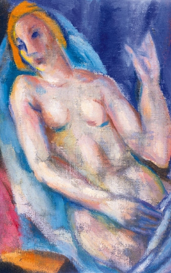 Schönberger Armand (1885-1974) Nude with veil, around 1960