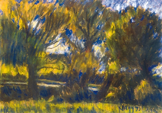 Nagy István (1873-1937) Landscape with trees