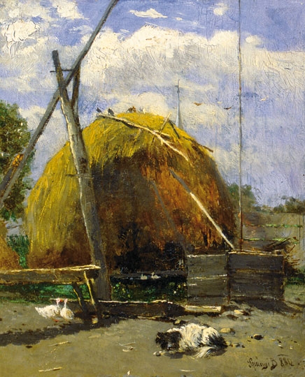 K. Spányi Béla (1852-1914) Summer afternoon, 1880