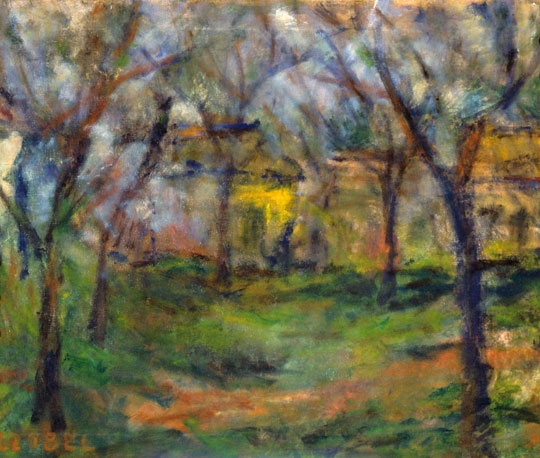 Czóbel Béla (1883-1976) Garden detail in Szentendre