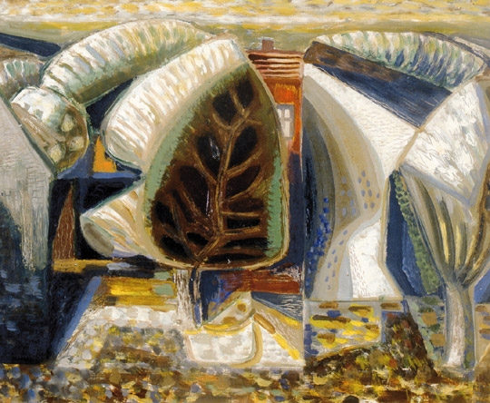 Bene Géza (1900-1960) Garden detail, 1957