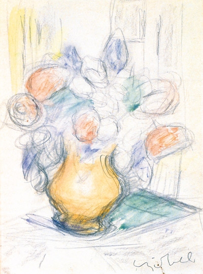 Czóbel Béla (1883-1976) Flowers in vase