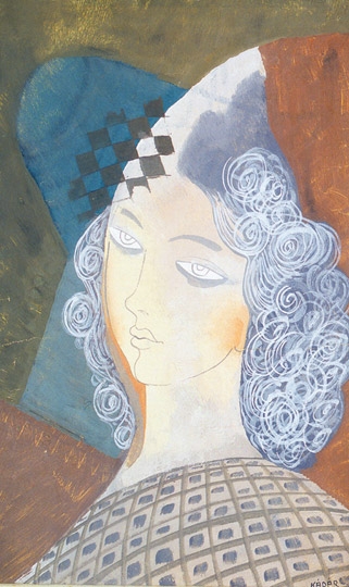 Kádár Béla (1877-1956) Woman in hat